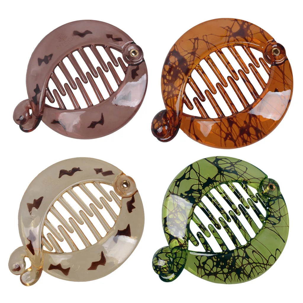 Fashion Women's Hairpin Resin Material Lentil Clip Banana Clip Hair Accessories